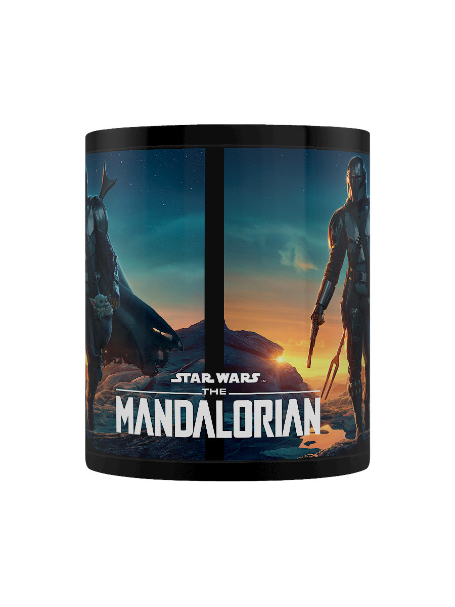 Star Wars: The Mandalorian Nightfall Black Coffee Mug