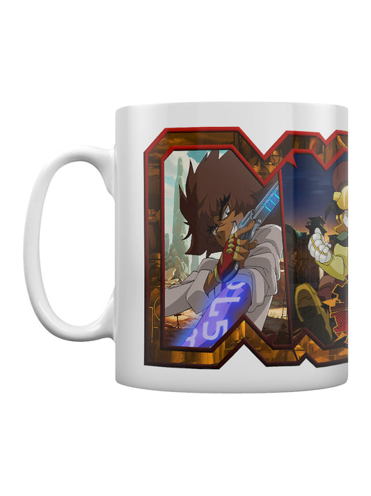 Cannon Busters Character Sectors Coffee Mug