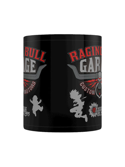 Cannon Busters Raging Bull Garage Black Coffee Mug