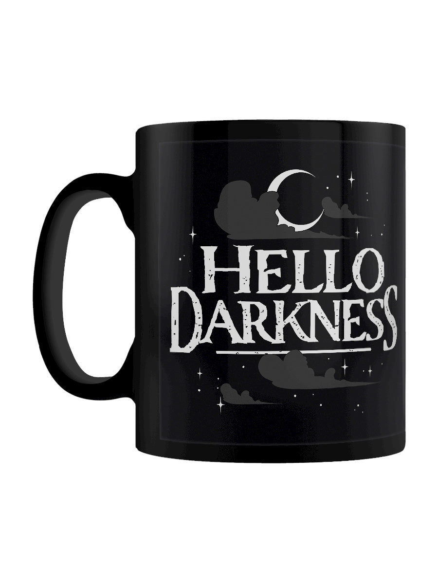 Hello Darkness Black Mug
