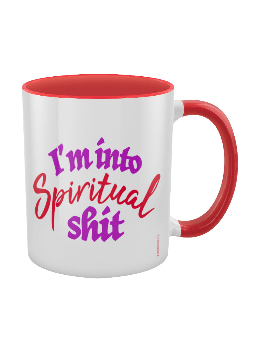 I'm Into Spiritual Shit Red Inner 2-Tone Mug