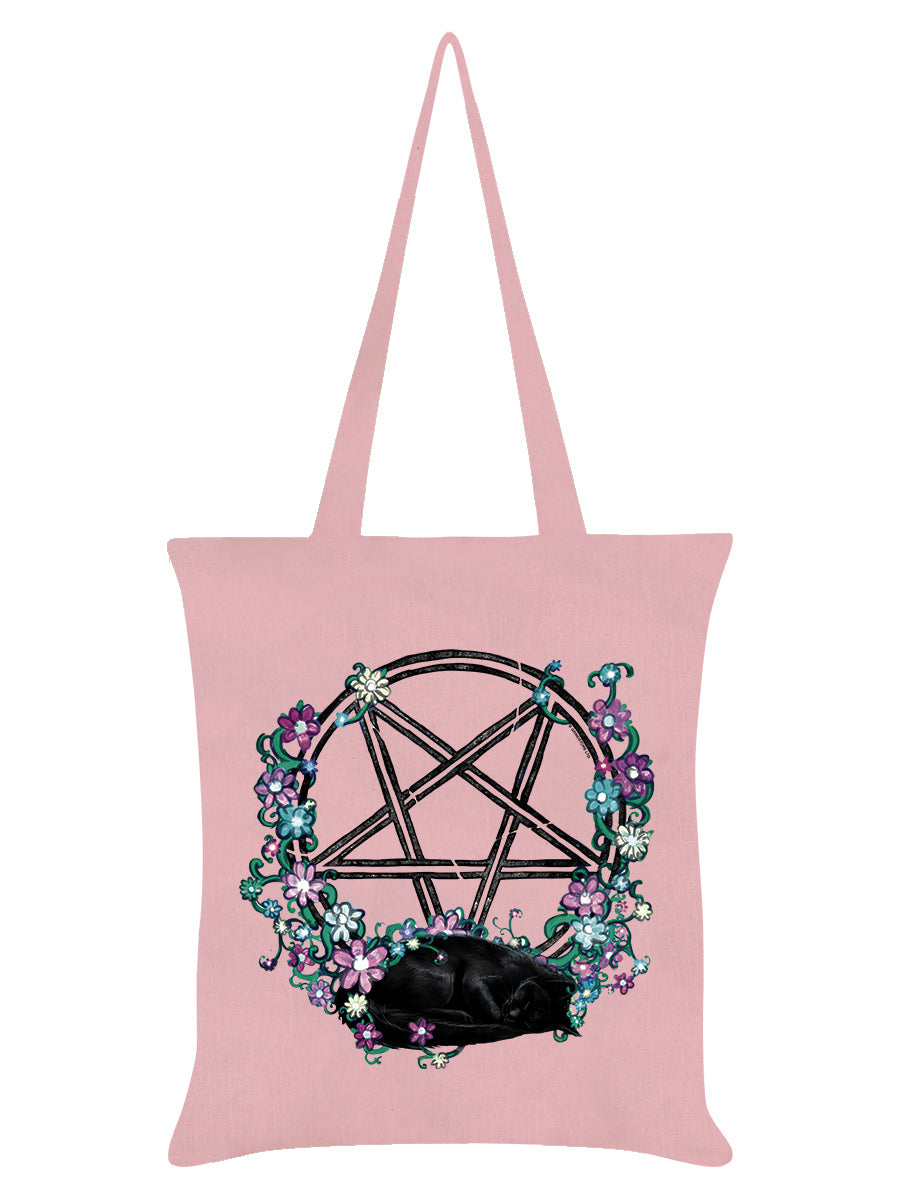 Pentagram Familiar Pale Pink Tote Bag