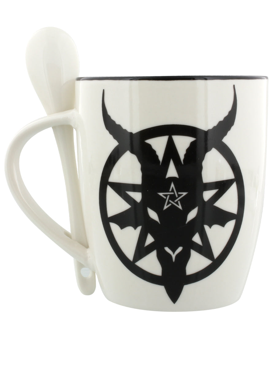 Alchemy Baphomet Mug & Spoon Set