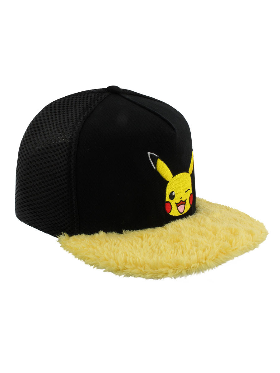 Pokemon Pikachu Wink Snapback Cap