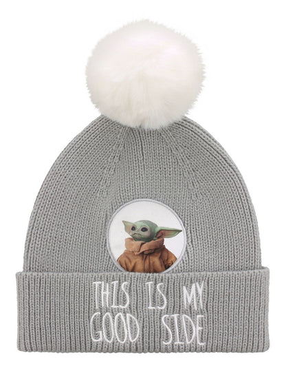 Star Wars Mandalorian, The Good Side Pom Beanie