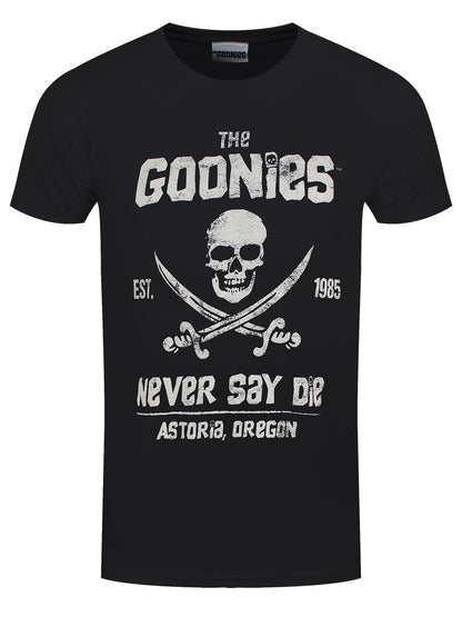 The Goonies Never Say Die Men's Black T-Shirt