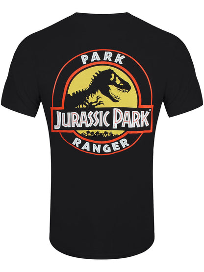Jurassic Park Park Ranger Men's Black T-Shirt