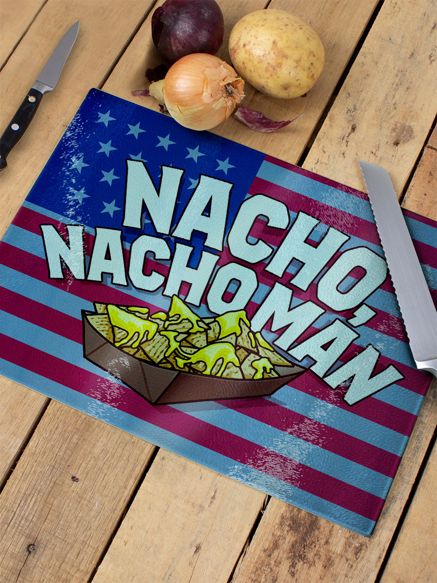 Nacho, Nacho Man Glass Chopping Board