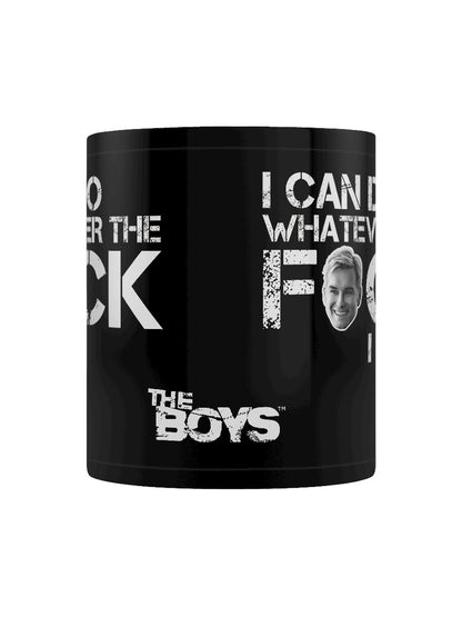 The Boys Homelander Whatever Black Coffee Mug