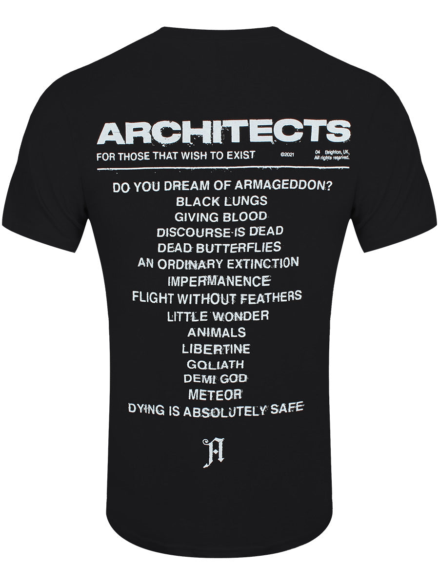 Architects FTTWTE Cover Men's Black Organic Fairtrade T-Shirt