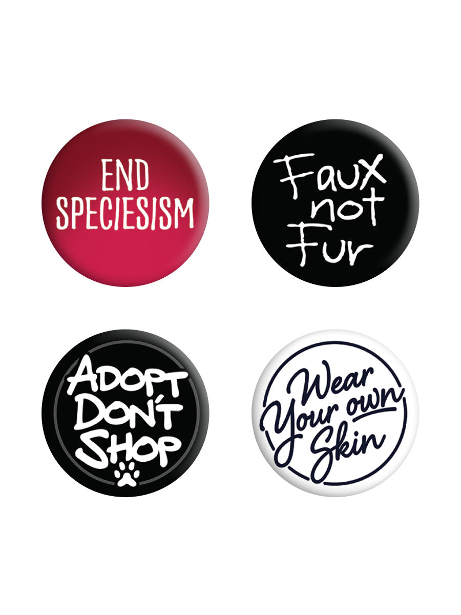 Animal Rights Badge Pack