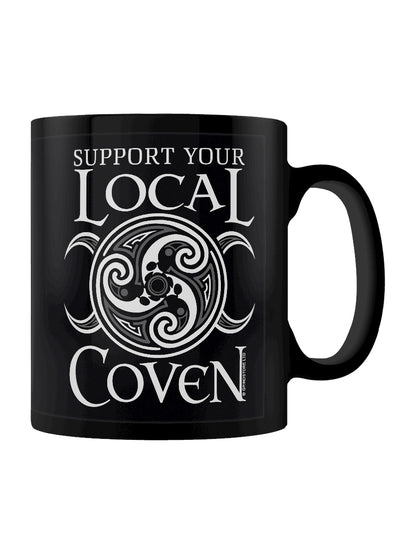 Support Your Local Coven Black Mug