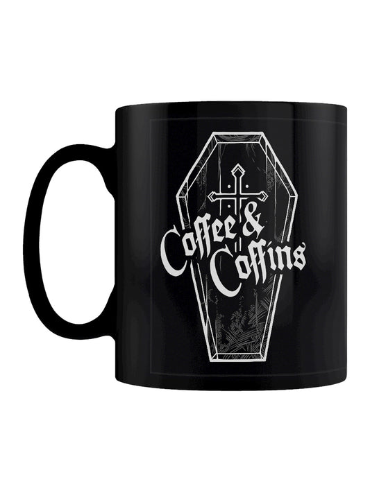 Coffee & Coffins Black Mug