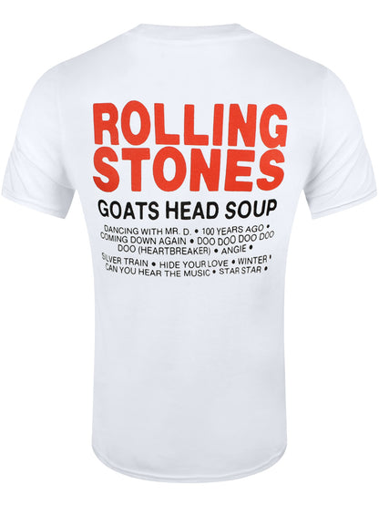 Rolling Stones Goat Head Soup Tracklist Men's White T-Shirt