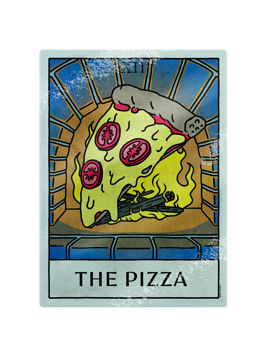 Deadly Tarot Life - The Pizza Glass Chopping Board