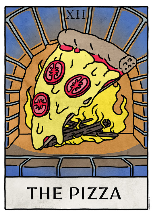 Deadly Tarot Life - The Pizza Mini Poster
