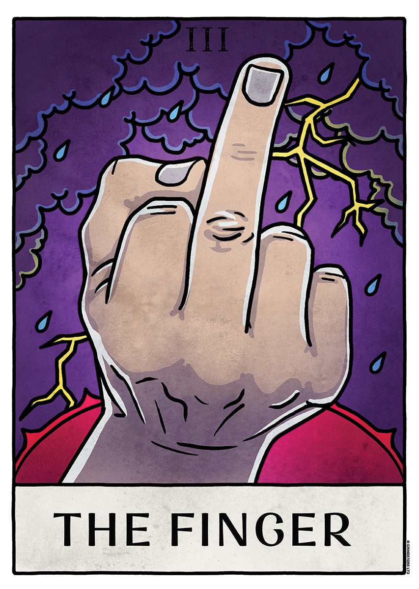 Deadly Tarot Life - The Finger Mini Poster