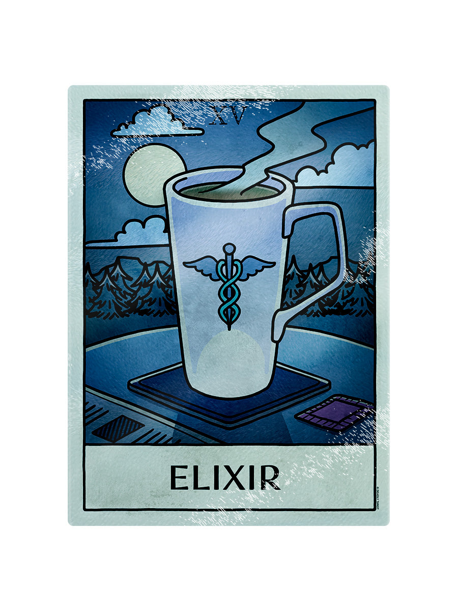 Deadly Tarot Life - Elixir Glass Chopping Board