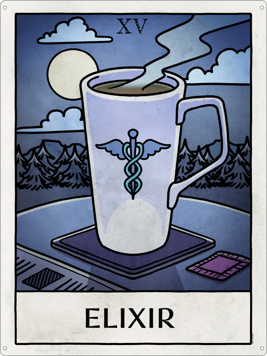 Deadly Tarot Life - Elixir Tin Sign