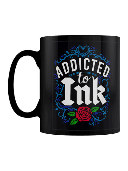 Addicted To Ink Black Tattoo Mug