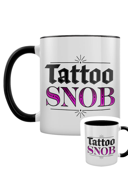 Tattoo Snob Black Inner 2-Tone Mug