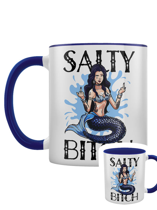 Salty Bitch Blue Inner 2-Tone Mug