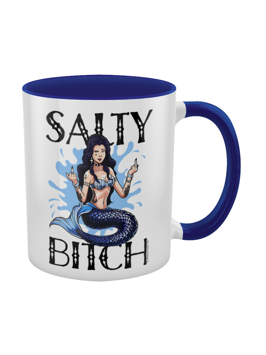Salty Bitch Blue Inner 2-Tone Mug