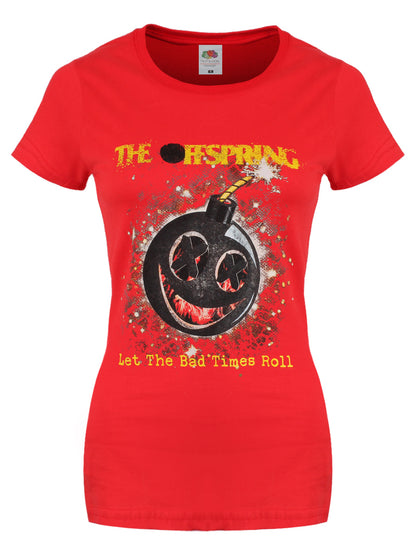 The Offspring Hot Sauce Bad Times Ladies Red T-Shirt