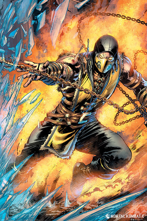 Mortal Kombat Scorpion Maxi Poster