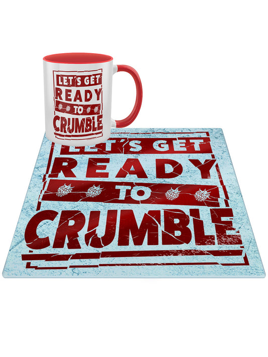 Let's Get Ready To Crumble Mug & Chopping Board Set