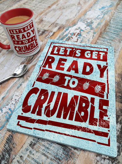 Let's Get Ready To Crumble Mug & Chopping Board Set