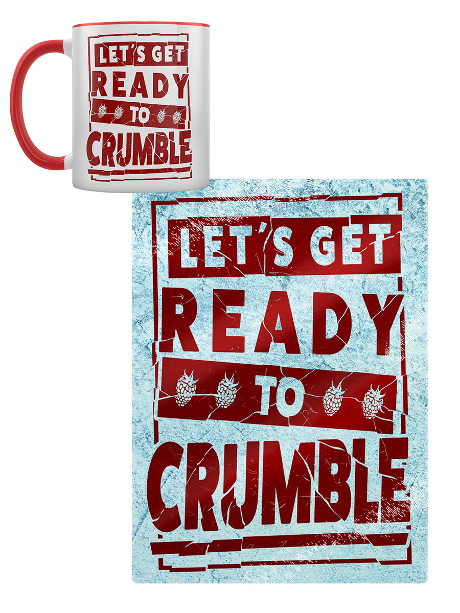 Let's Get Ready To Crumble Mug & Chopping Board Set