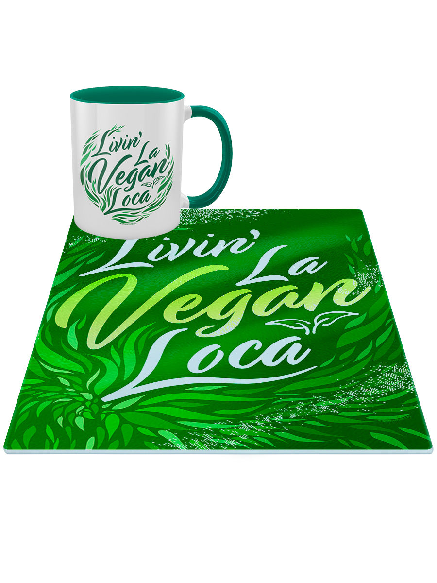 Livin' La Vegan Loca Mug & Chopping Board Set