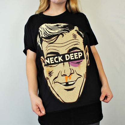Neck Deep Ned Men's Black T-Shirt