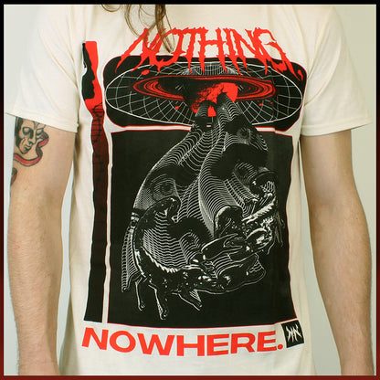 Nothing Nowhere Sci-Fi Scorpio Men's Ecru T-Shirt