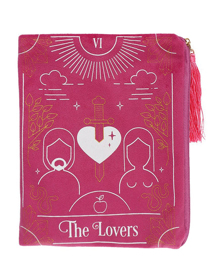 The Lovers Tarot Card Zippered Bag