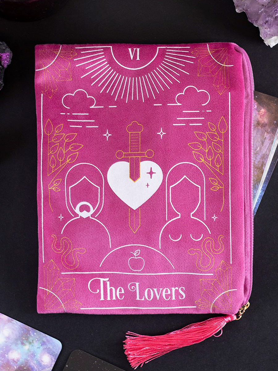 The Lovers Tarot Card Zippered Bag