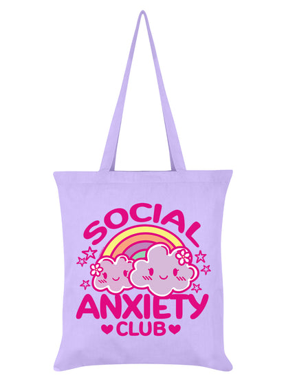 Social Anxiety Club Lilac Tote Bag