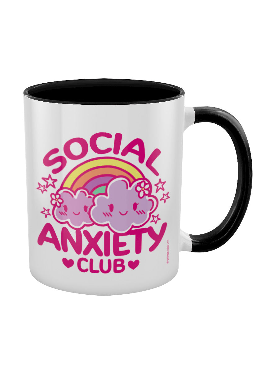 Social Anxiety Club Black Inner 2-Tone Mug