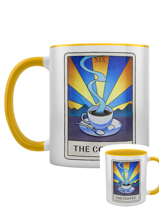 Deadly Tarot Life - The Coffee Yellow Inner 2-Tone Mug