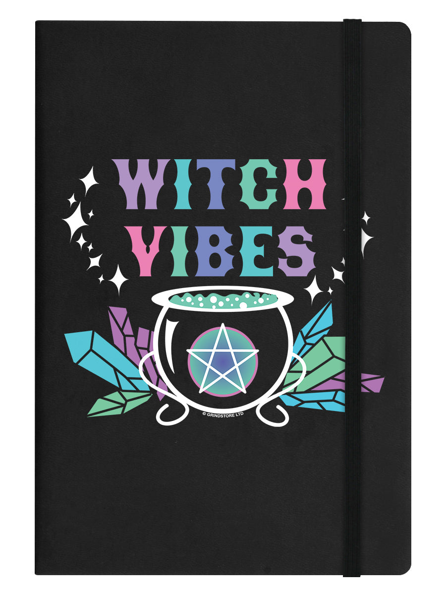 Witch Vibes Black A5 Hard Cover Notebook