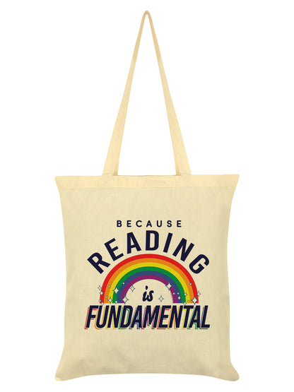 Because Reading Is Fundamental Cream Tote Bag