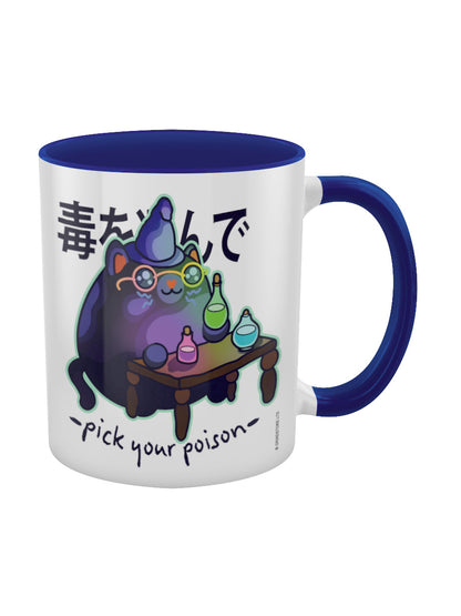 Kawaii Coven Pick Your Poison Blue Inner 2 -Tone Mug