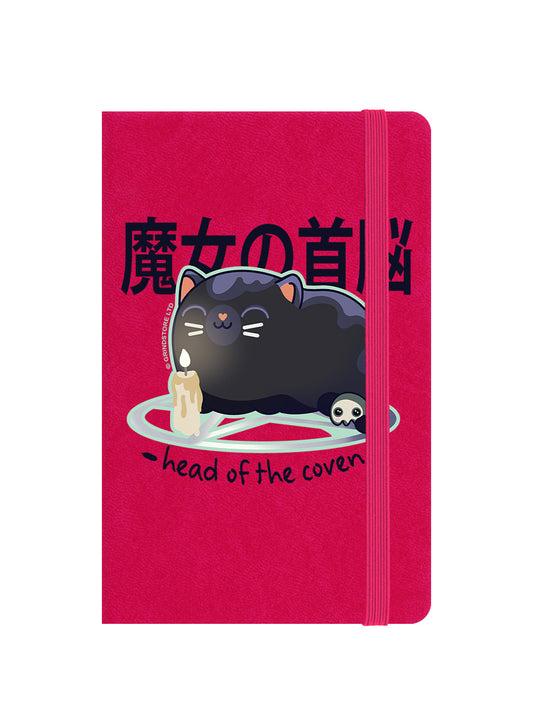 Kawaii Coven Head Of The Coven Pink A6 Notebook