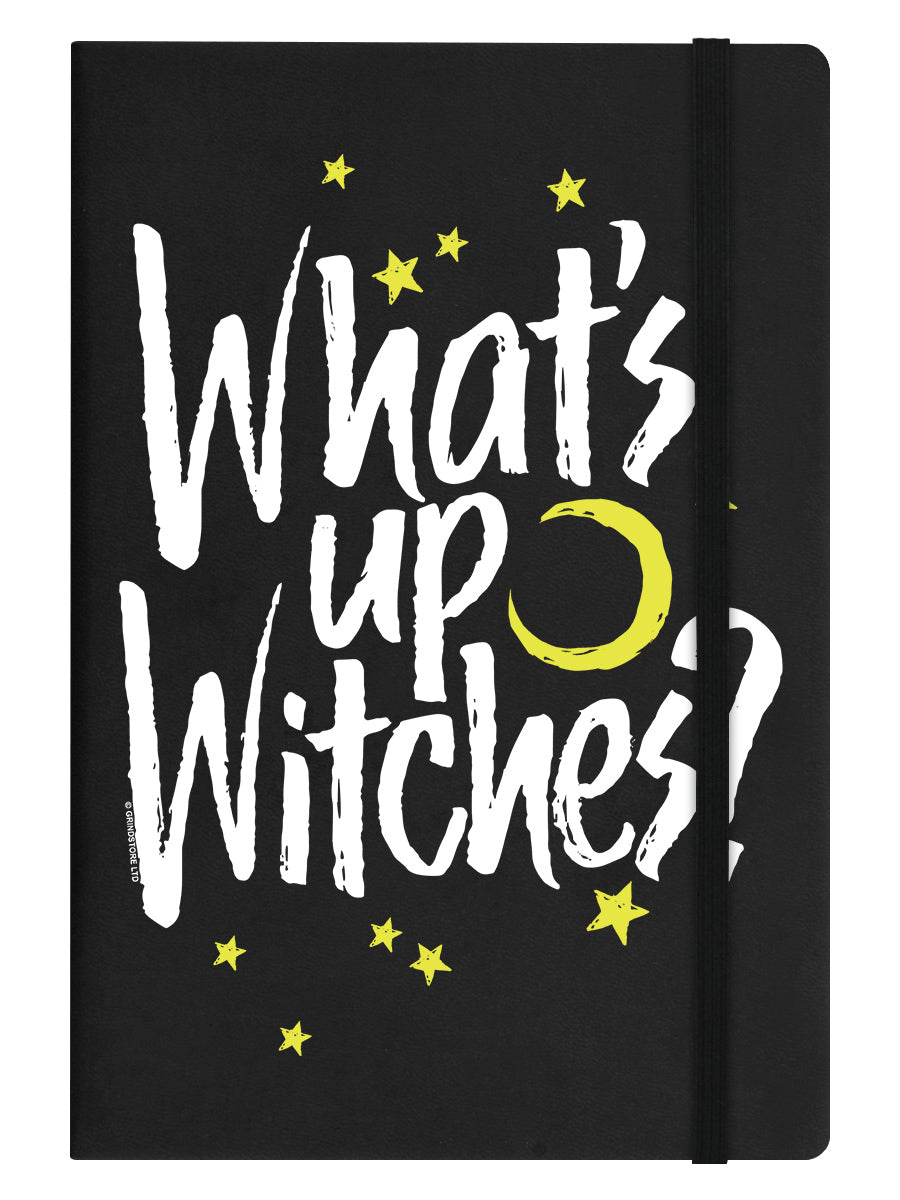 What's Up Witches Black A5 Notebook