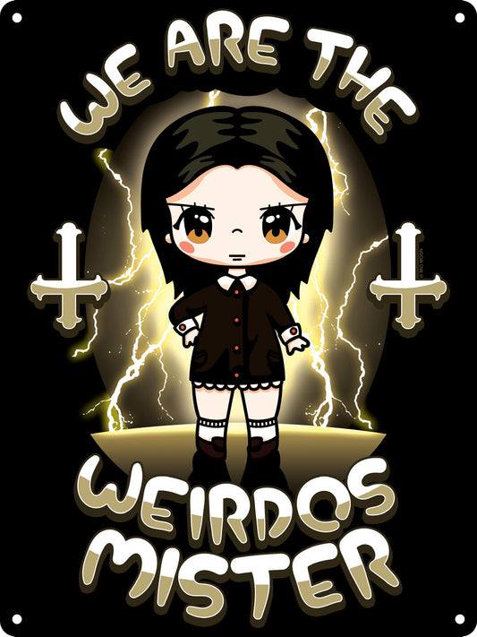 Mio Moon We Are The Weirdos Mister Mini Tin Sign