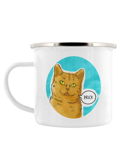 Cute But Abusive Prick Enamel Mug