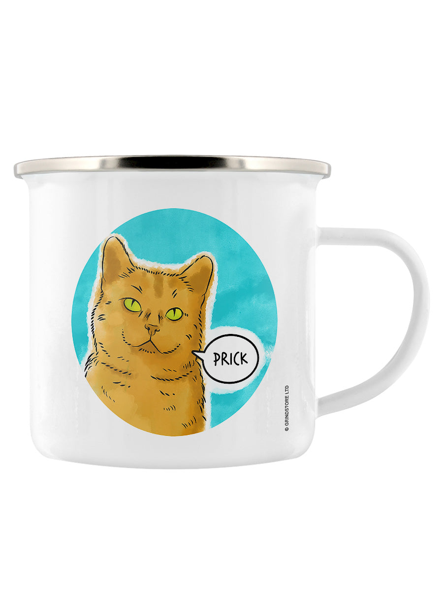 Cute But Abusive Prick Enamel Mug