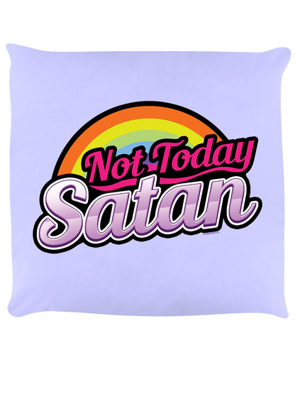 Not Today Satan Lilac Cushion