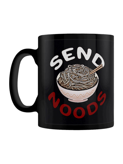 Send Noods Black Mug